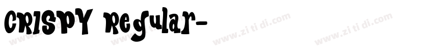 CRISPY Regular字体转换